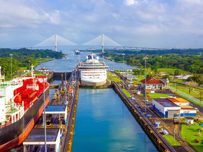 Panama Canal, Cruise Ship, Panama