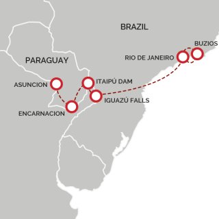 Paraguay to Brazil