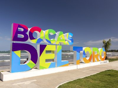 Bocas del Toro sign, Panama