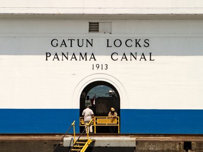 Gatun Locks, Panama Canal, Panama