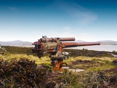 Falkland Islands WW2 Gun Relic