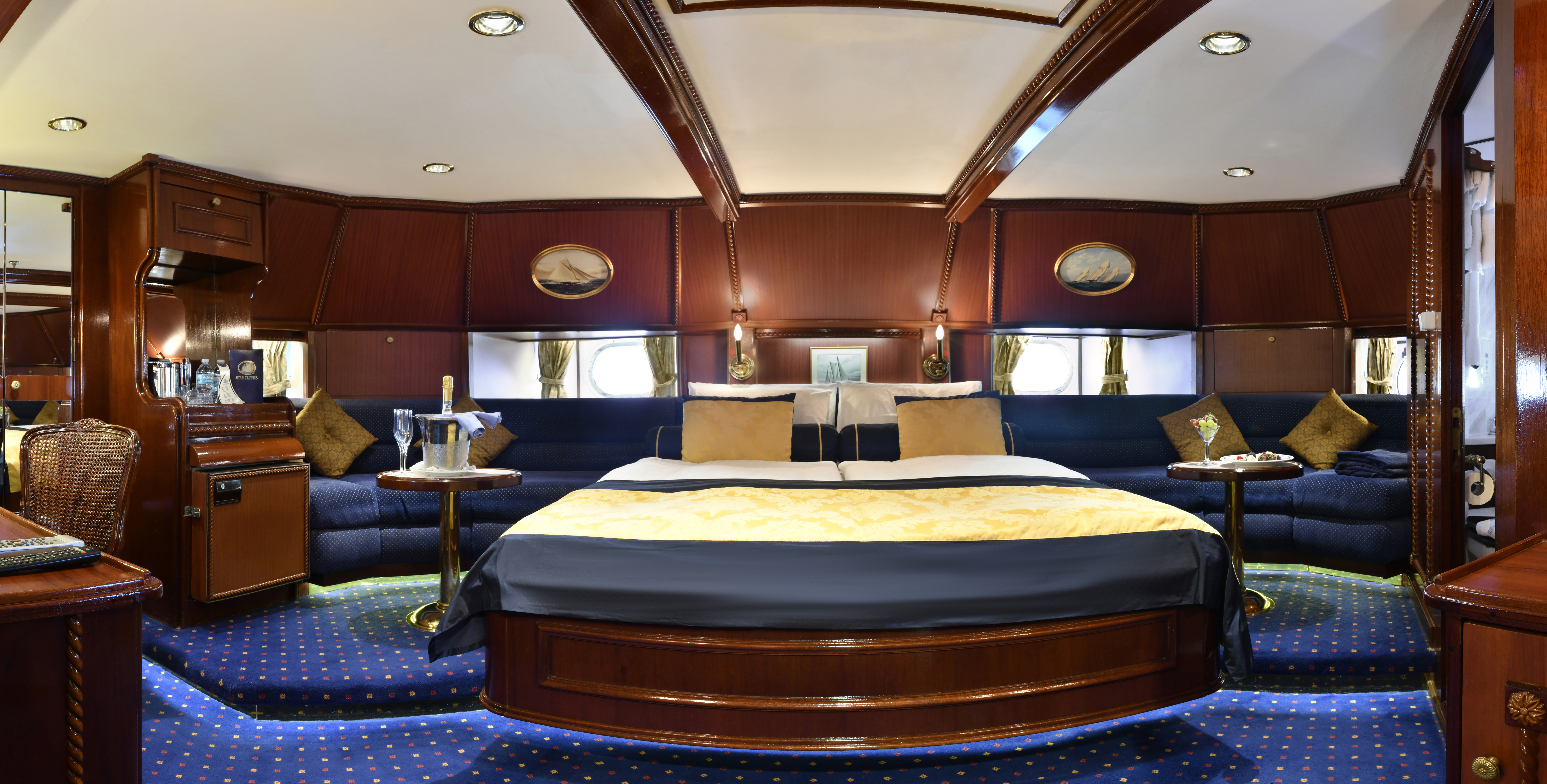 Cabin Star Flyer Owners Owners Suite Bedroom With Champagne Cabin Star Flyer Owners Owners Suite Bedroom With Champagne