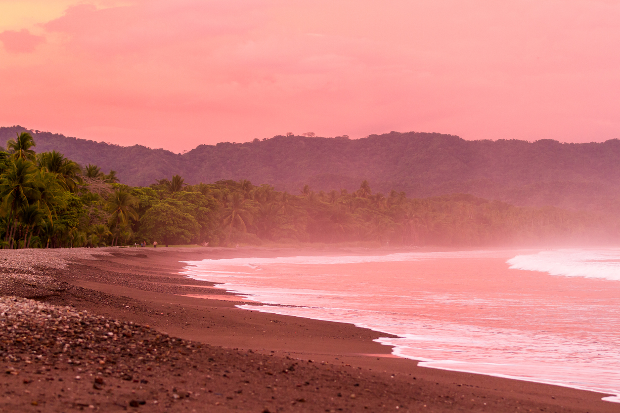 Sunset on beach in Nicoya Sunset on beach in Nicoya