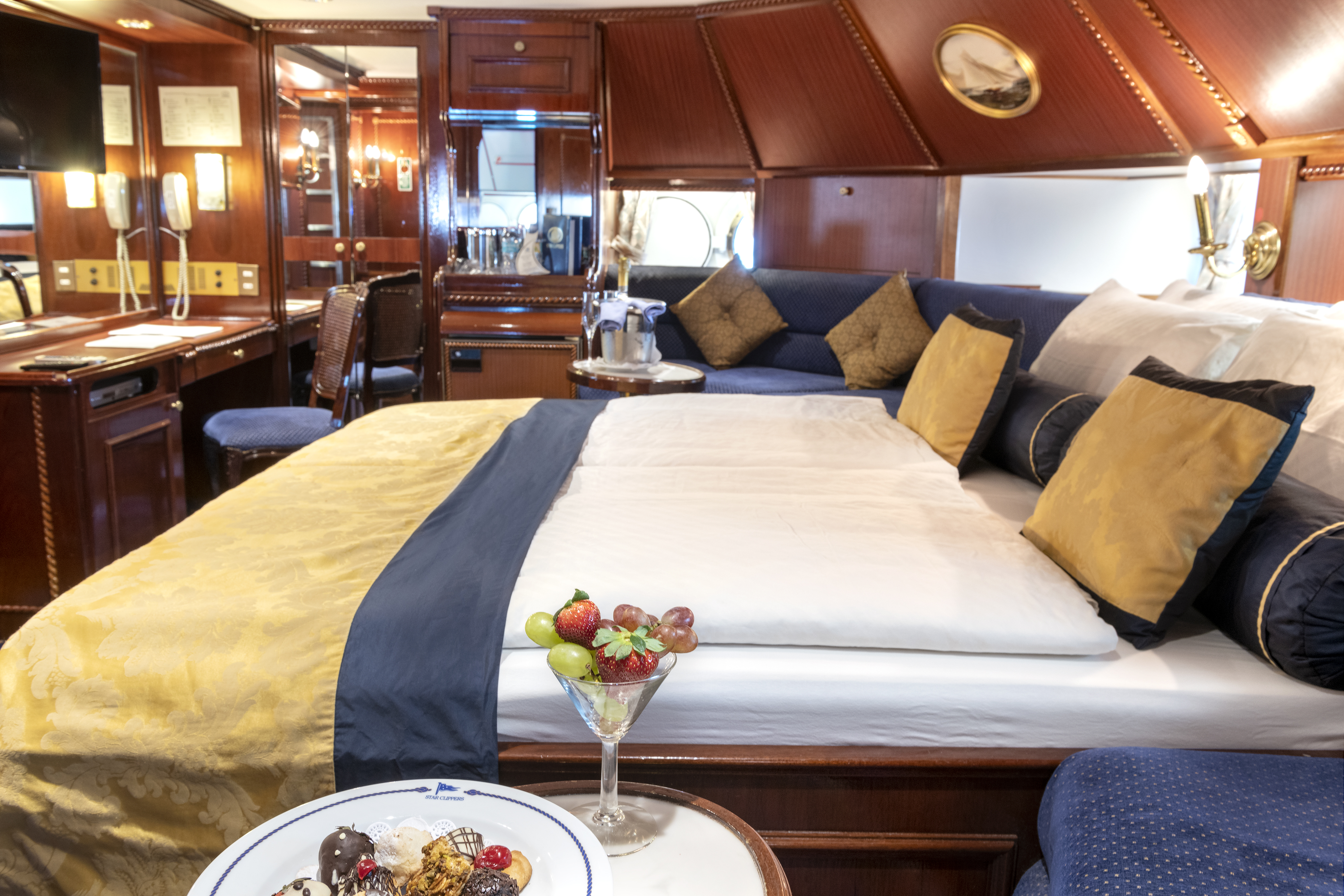 Cabin Star Flyer Owners Suite Bedroom With Cookies Cabin Star Flyer Owners Suite Bedroom With Cookies