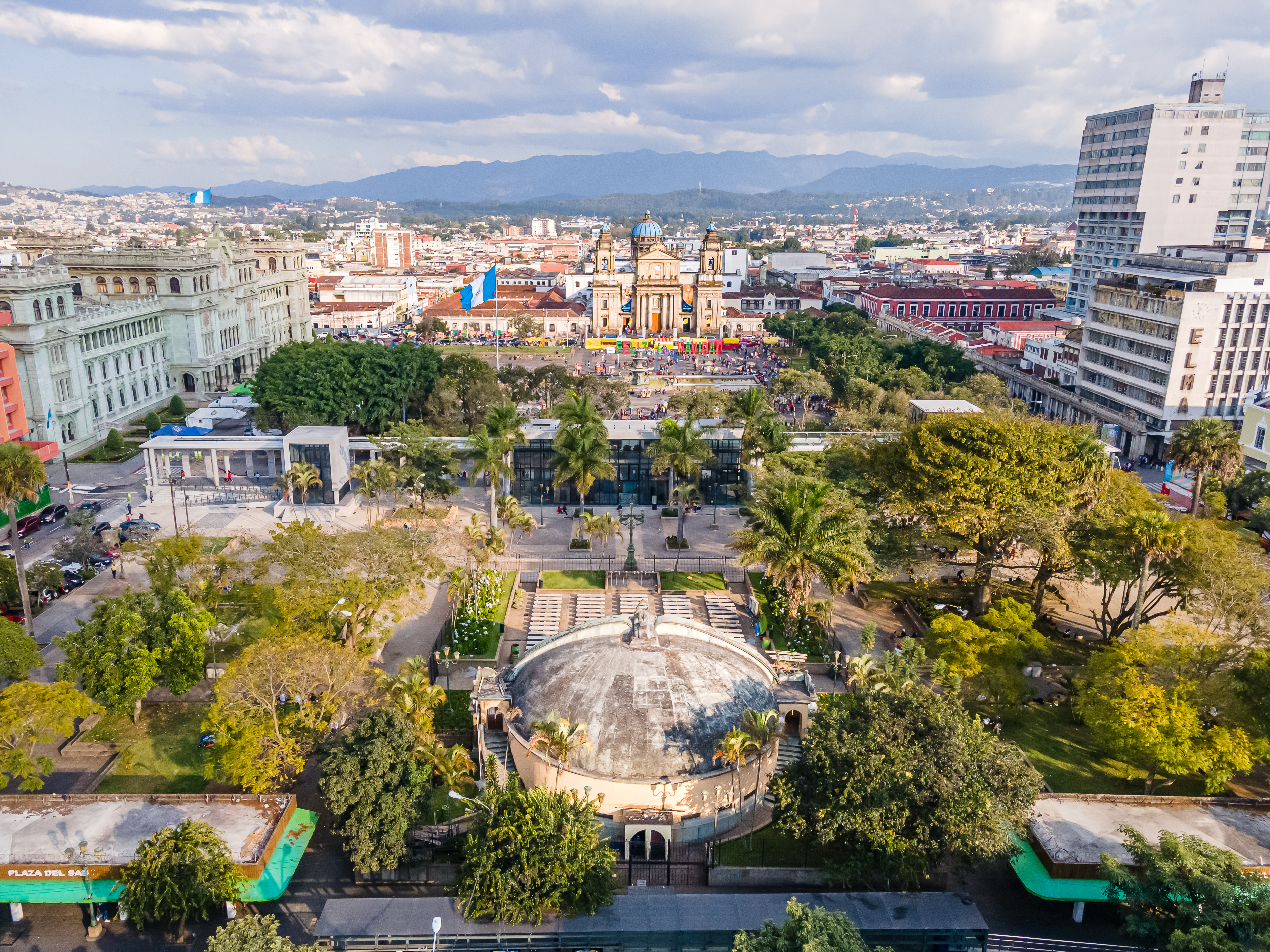 Aerial View Of Guatemala City Aerial View Of Guatemala City