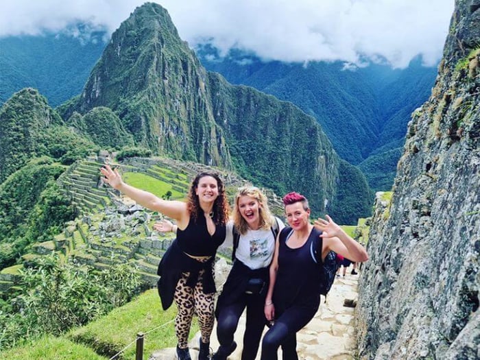 Nicole Milly And Georgia At Machu Picchu