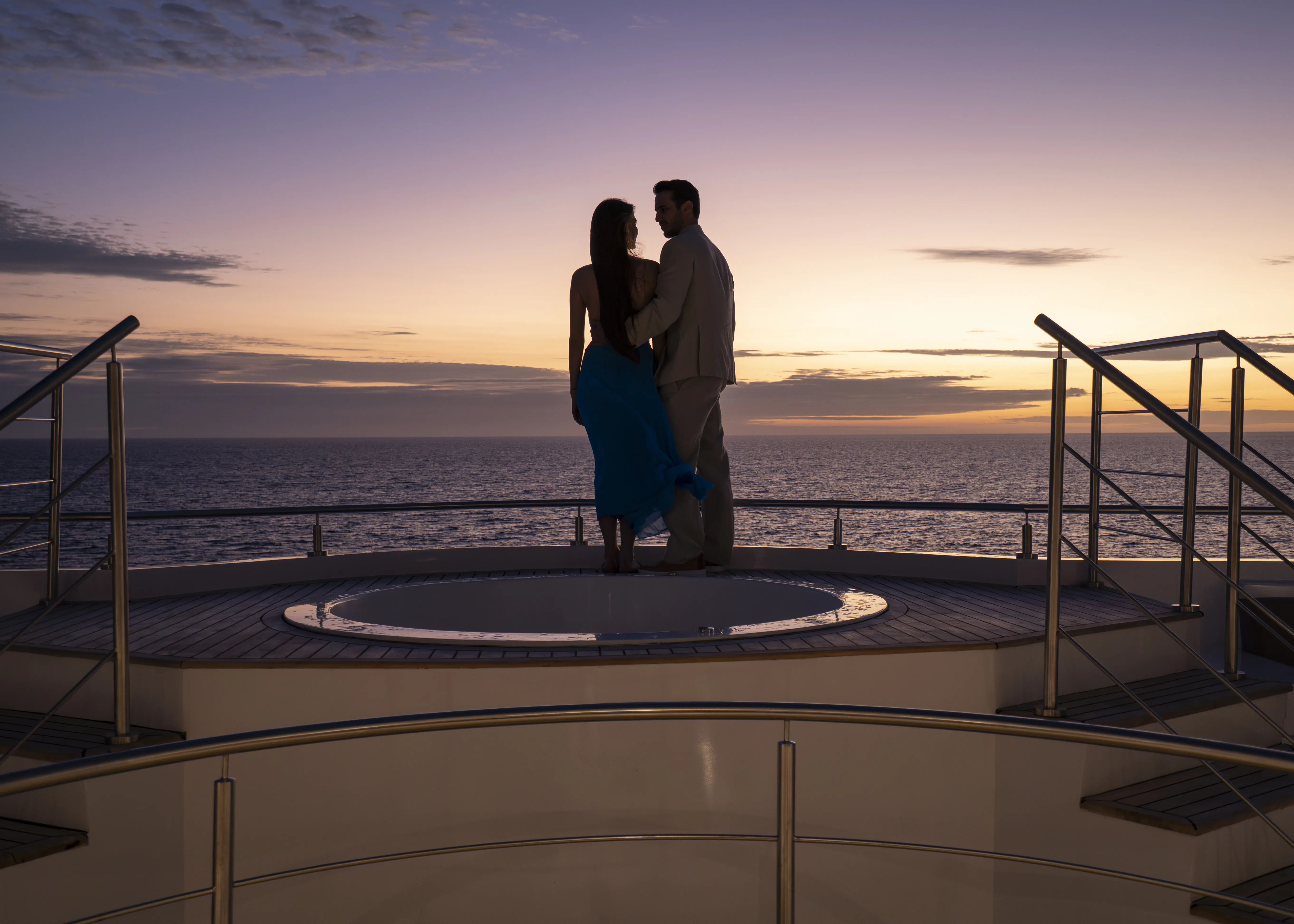 Sun Deck Jacuzzi 4 Hermes Galapagos Mega Catamaran Sun Deck Jacuzzi 4 Hermes Galapagos Mega Catamaran