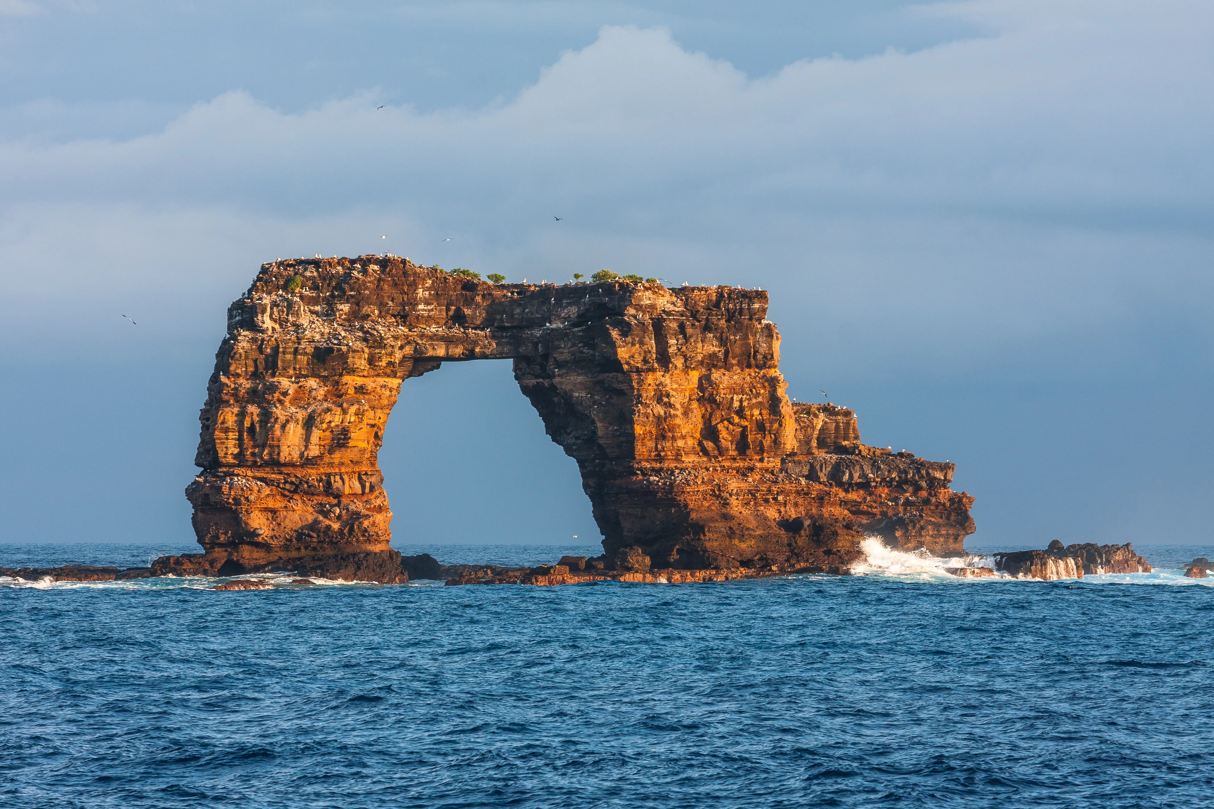 Famous Darwin's Arch In Galapagos In Ecuador Famous Darwin's Arch In Galapagos In Ecuador