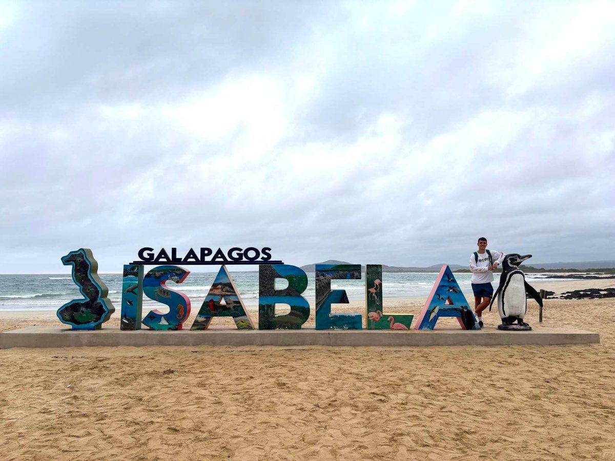 Rob At Isabella Island In The Galapagos Islands