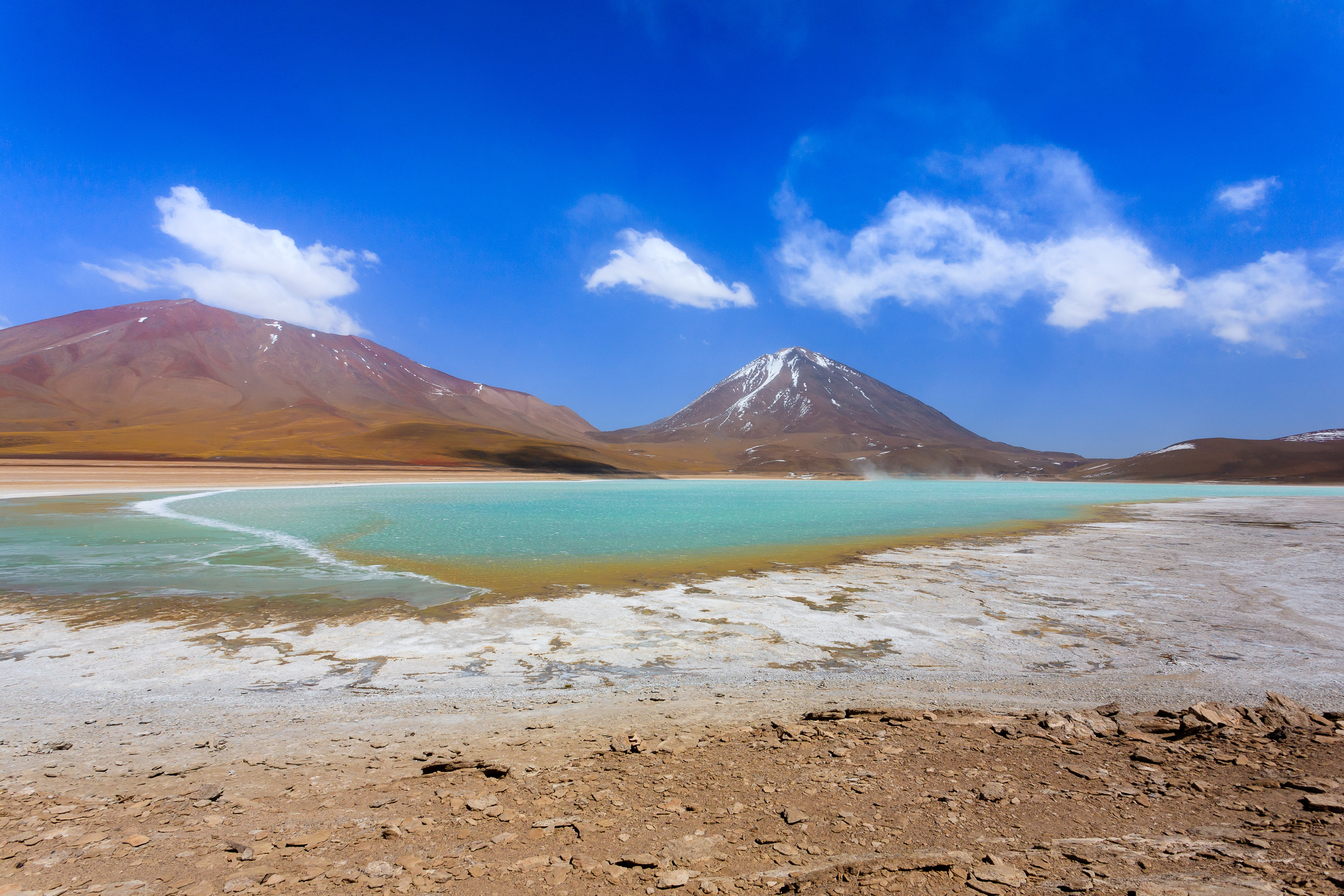 The Green Laguna Verde,Bolivia
