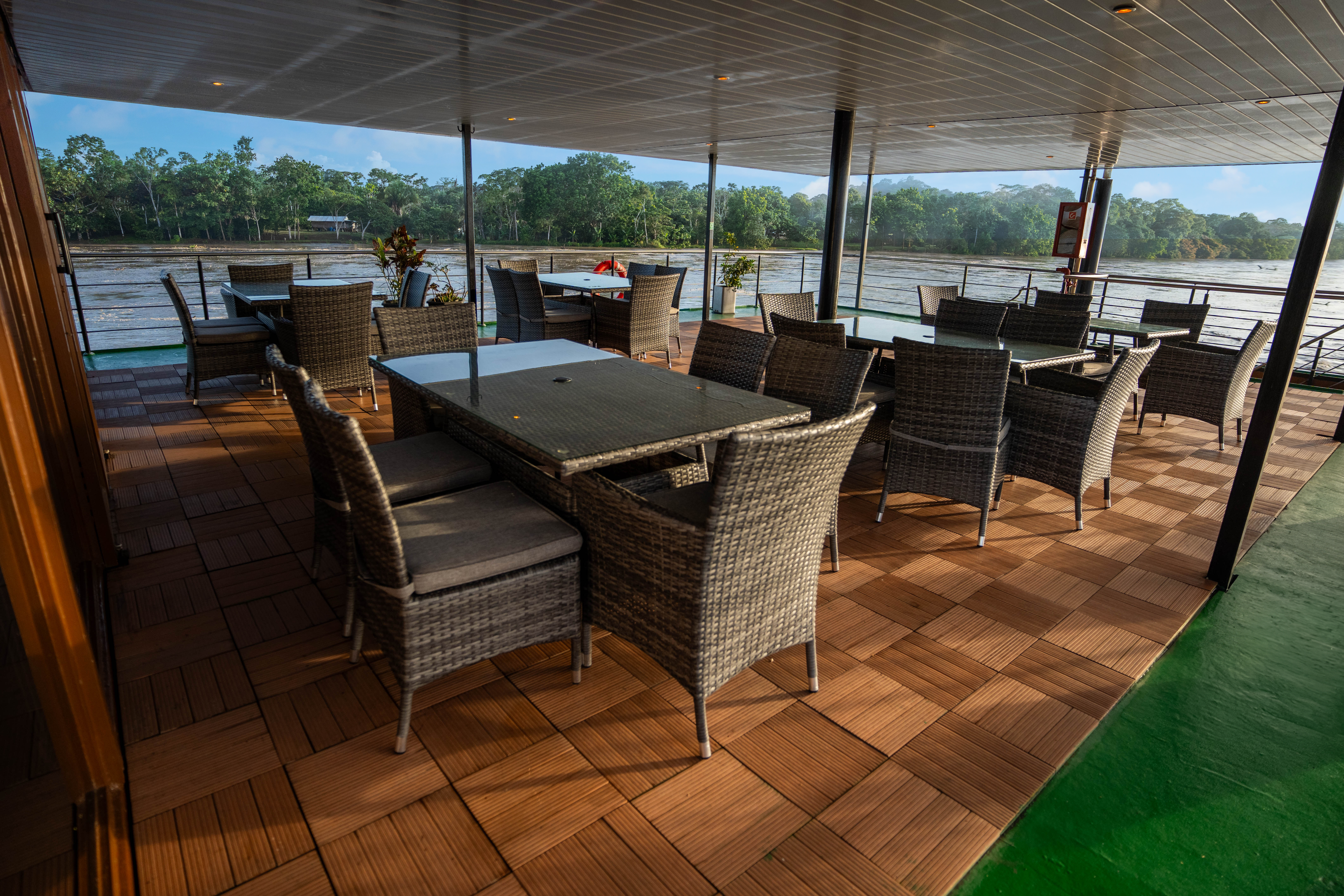 Al Fresco Shaded Lounge Social Areas Anakonda Amazon Cruise Al Fresco Shaded Lounge Social Areas Anakonda Amazon Cruise