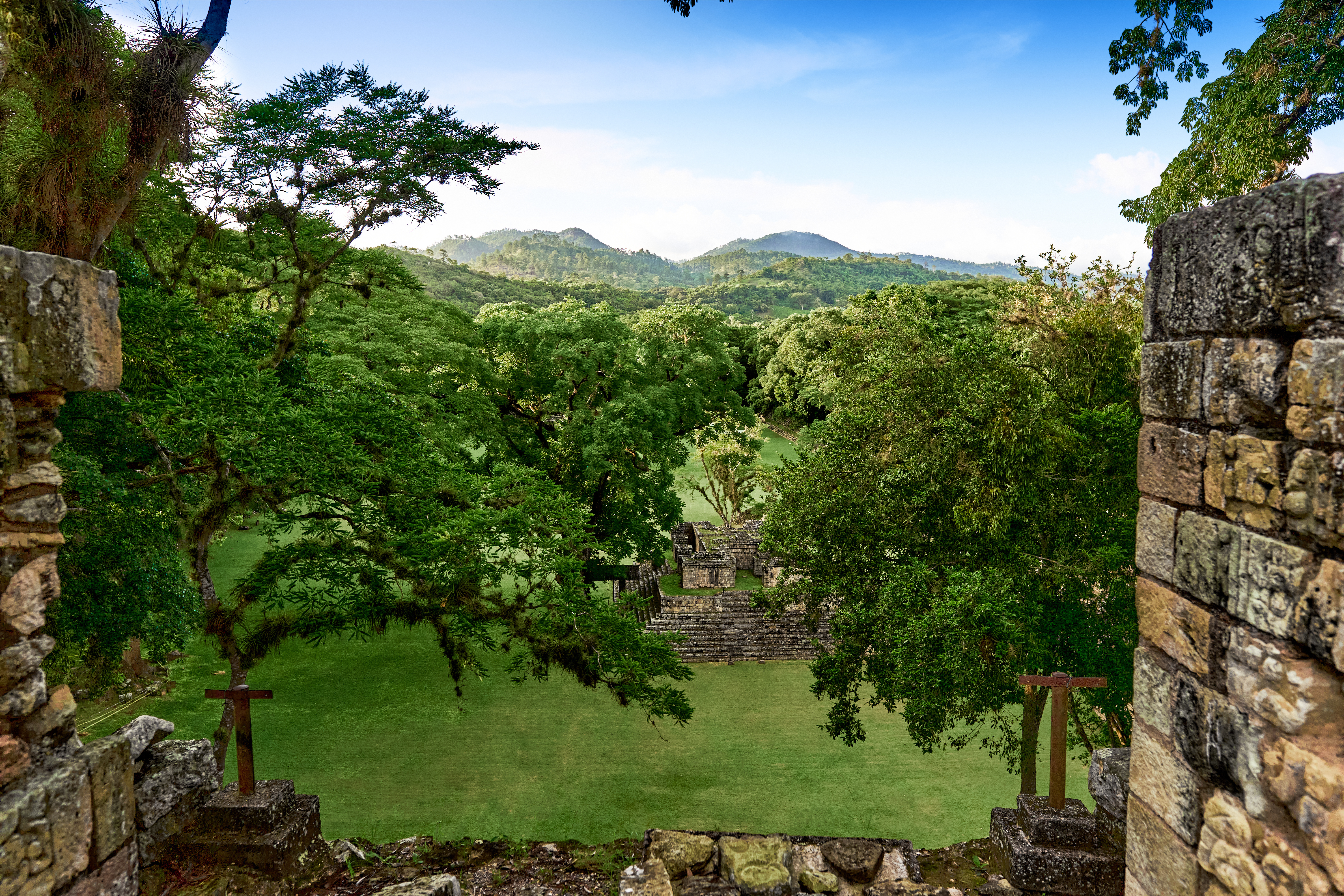 Ancient Mayan City Of Copan In Honduras. Ancient Mayan City Of Copan In Honduras.