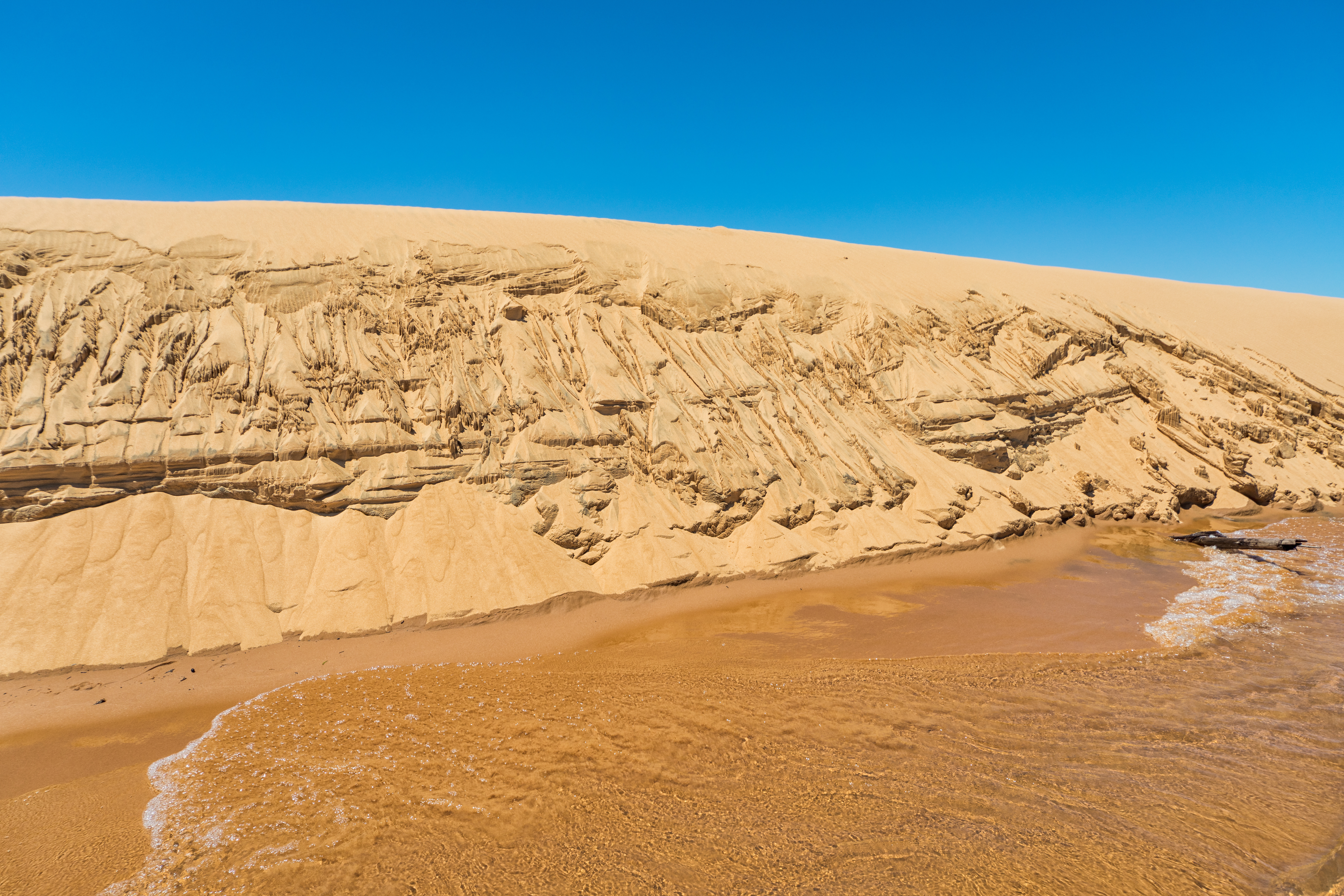 Dunes Island Las Dunas De San Cosme Y Damian In The Middle Of The Rio Parana Near The City Encarnacion In Paraguay..