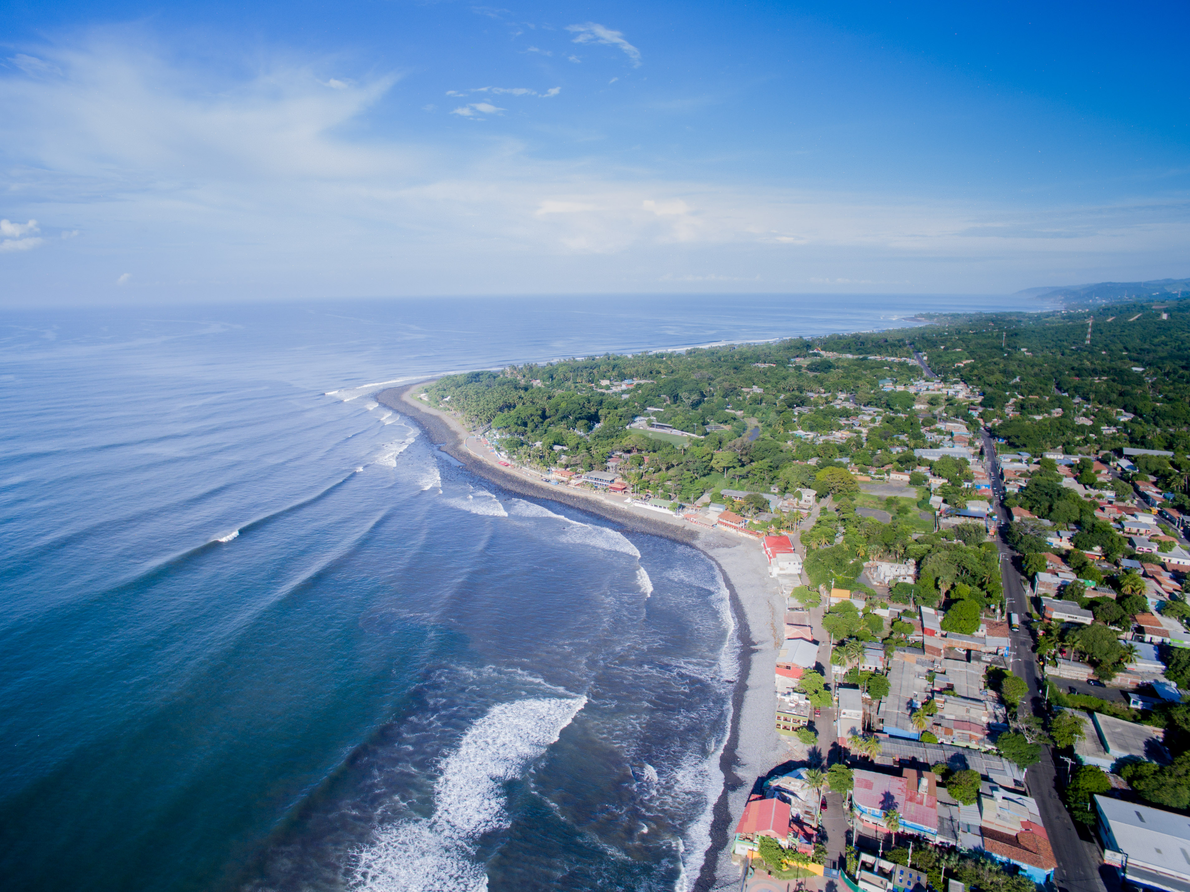 Aerial View Of Punta Roca El Salvador Aerial View Of Punta Roca El Salvador
