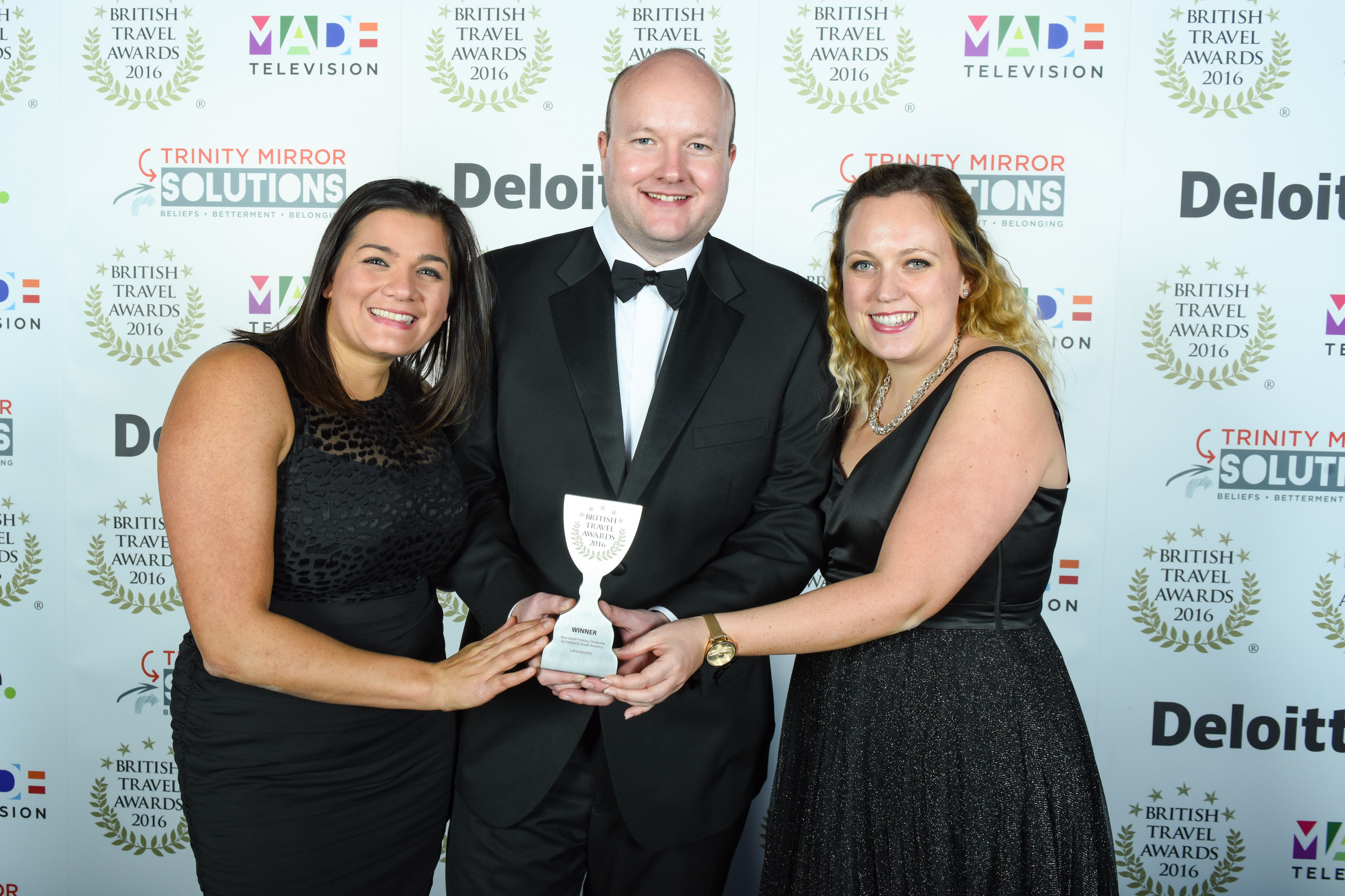 Latin Routes, Best Small Holiday Company Latin and South America British Travel Awards 2016. Photo by Steve Dunlop steve@stevedunlop.com