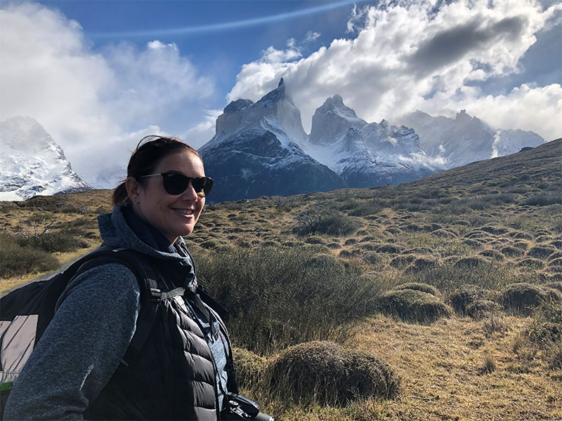 Gaynor visits the peaks of Torres del Paine